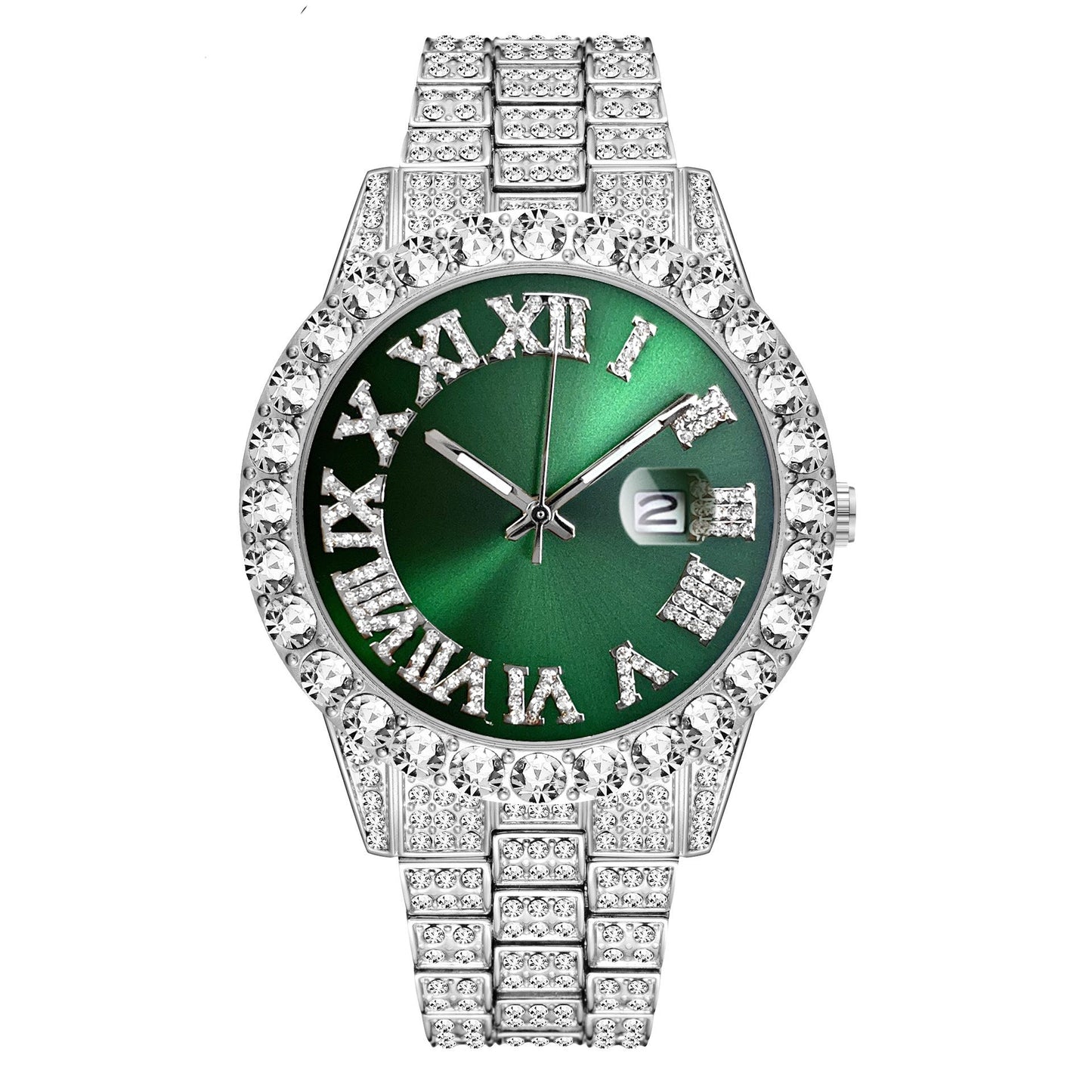 Iced Out Water Proof Watch