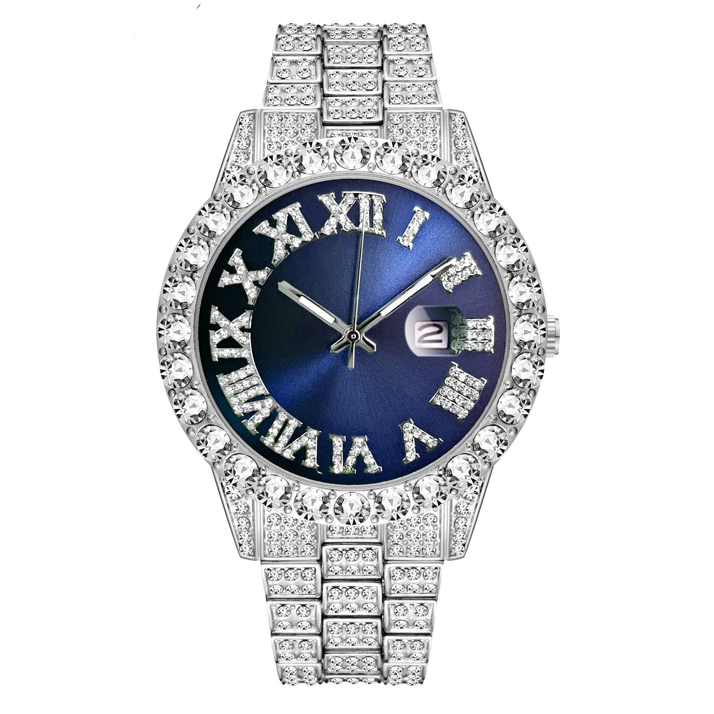 Iced Out Water Proof Watch