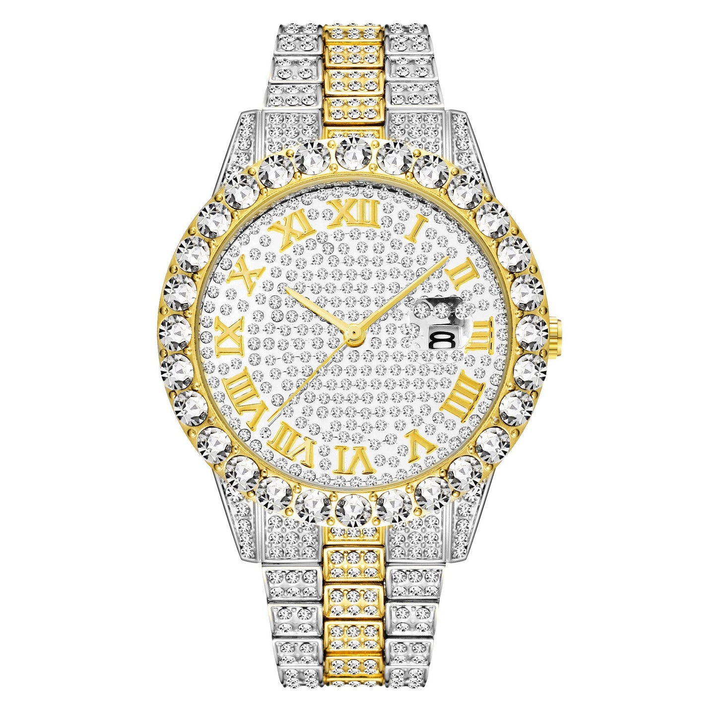Iced Out Water Proof Watch