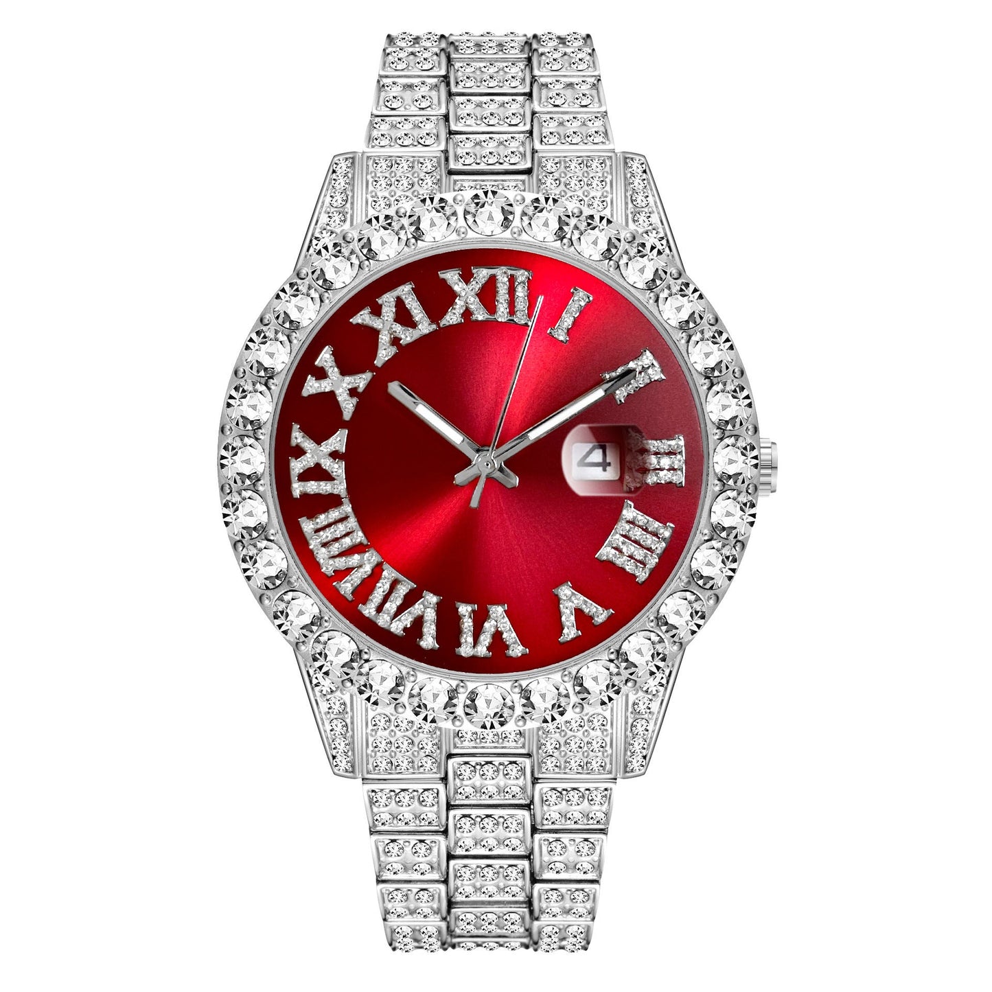 Iced Out Water Proof Watch
