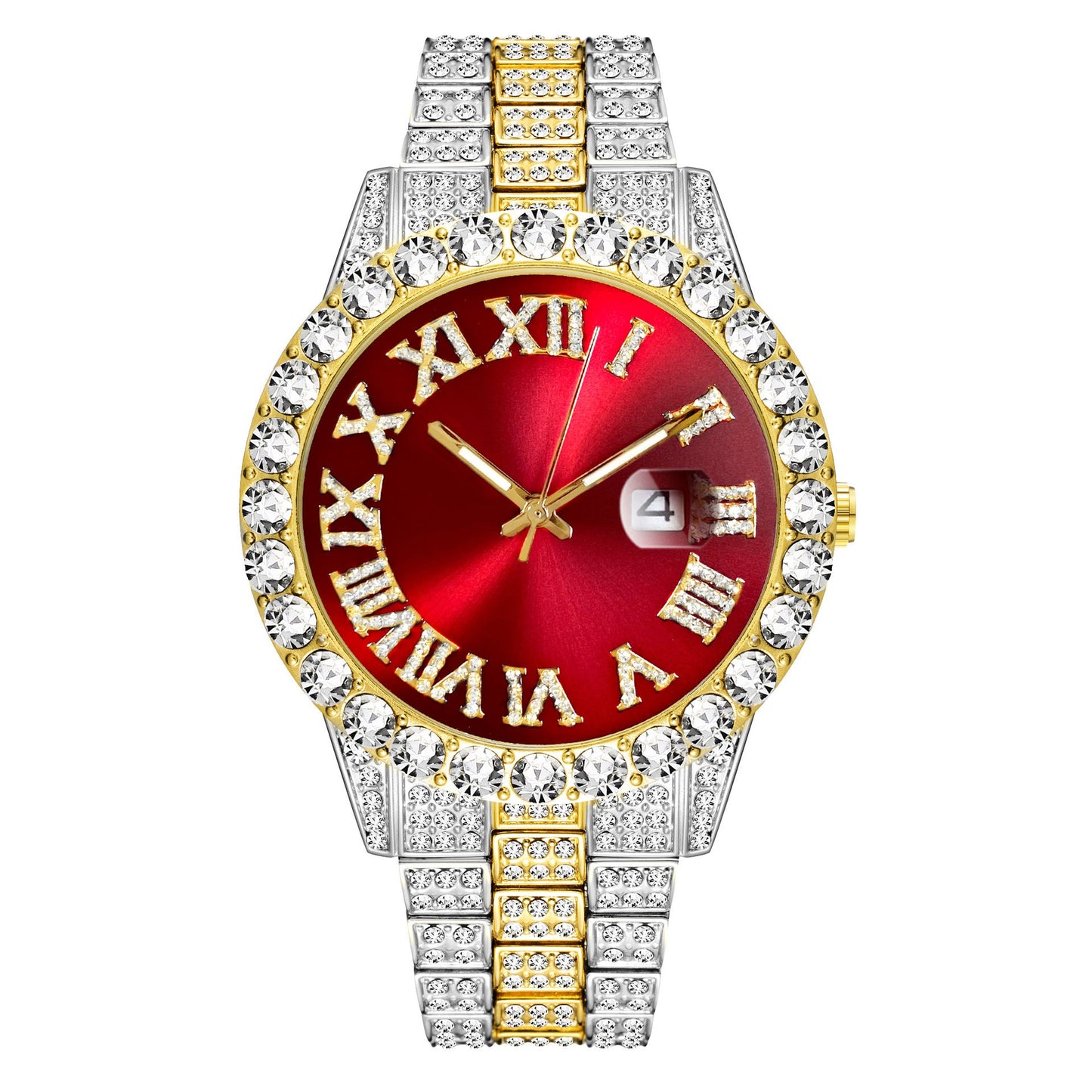 Iced Out Water Proof Watch