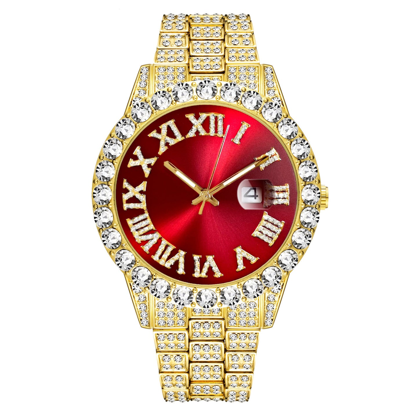 Iced Out Water Proof Watch
