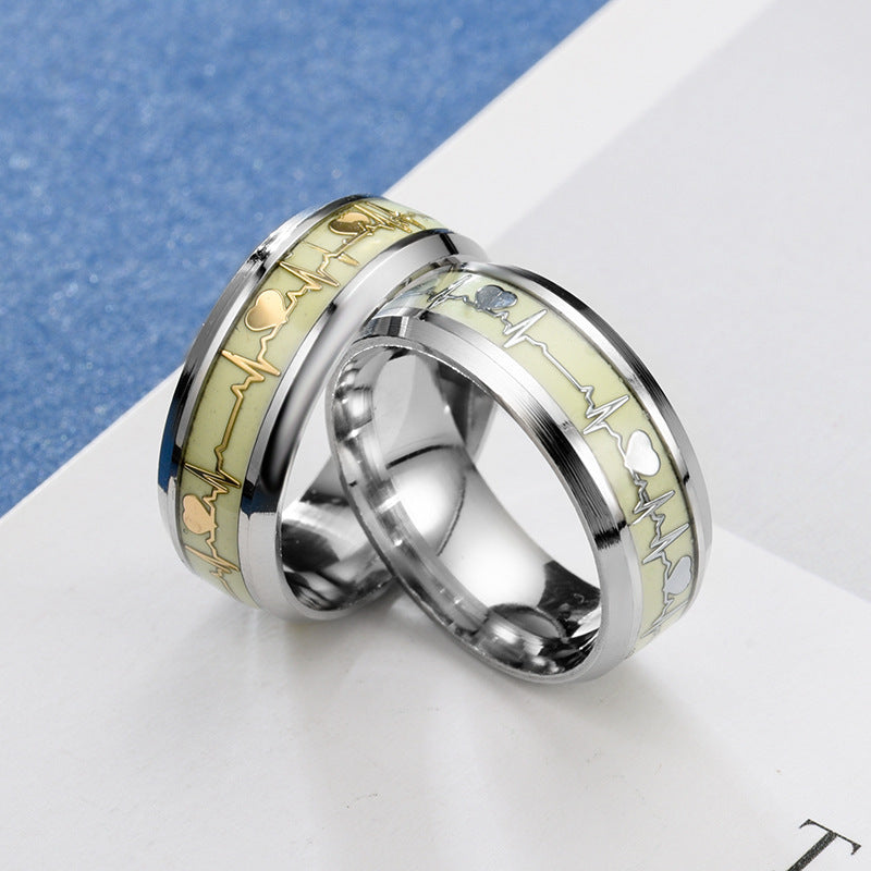 Luminous Heart Beat Ring - DATNEWDRIP