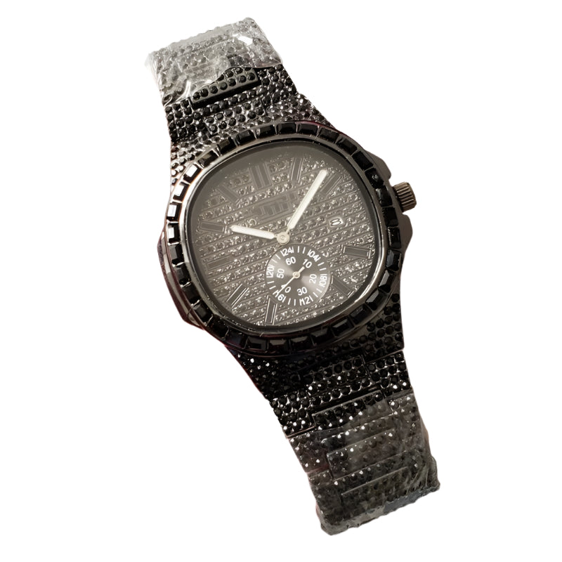 Iced Out Emerald Edge Watch