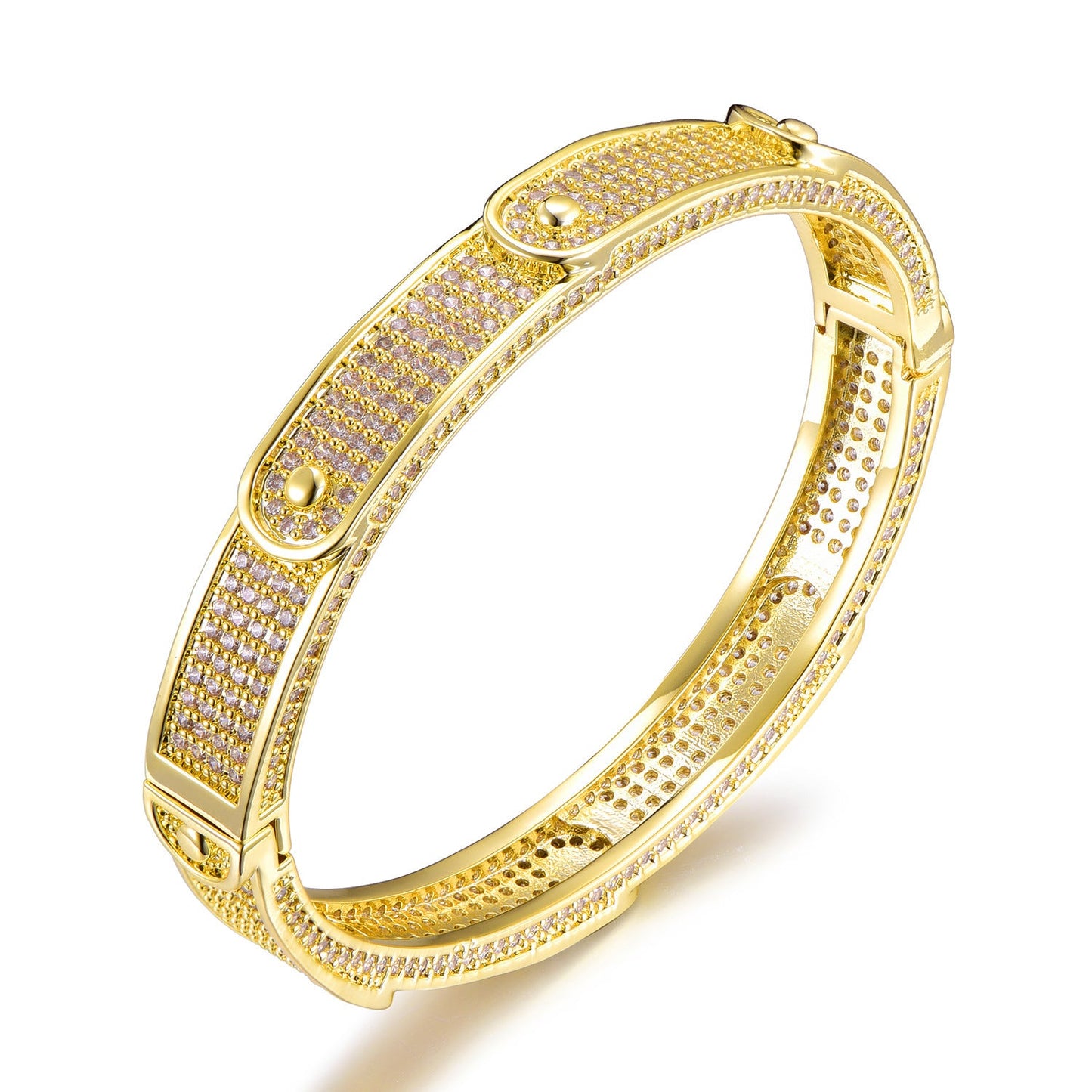 Iced Out Overlapping Bling Bracelet - DATNEWDRIP