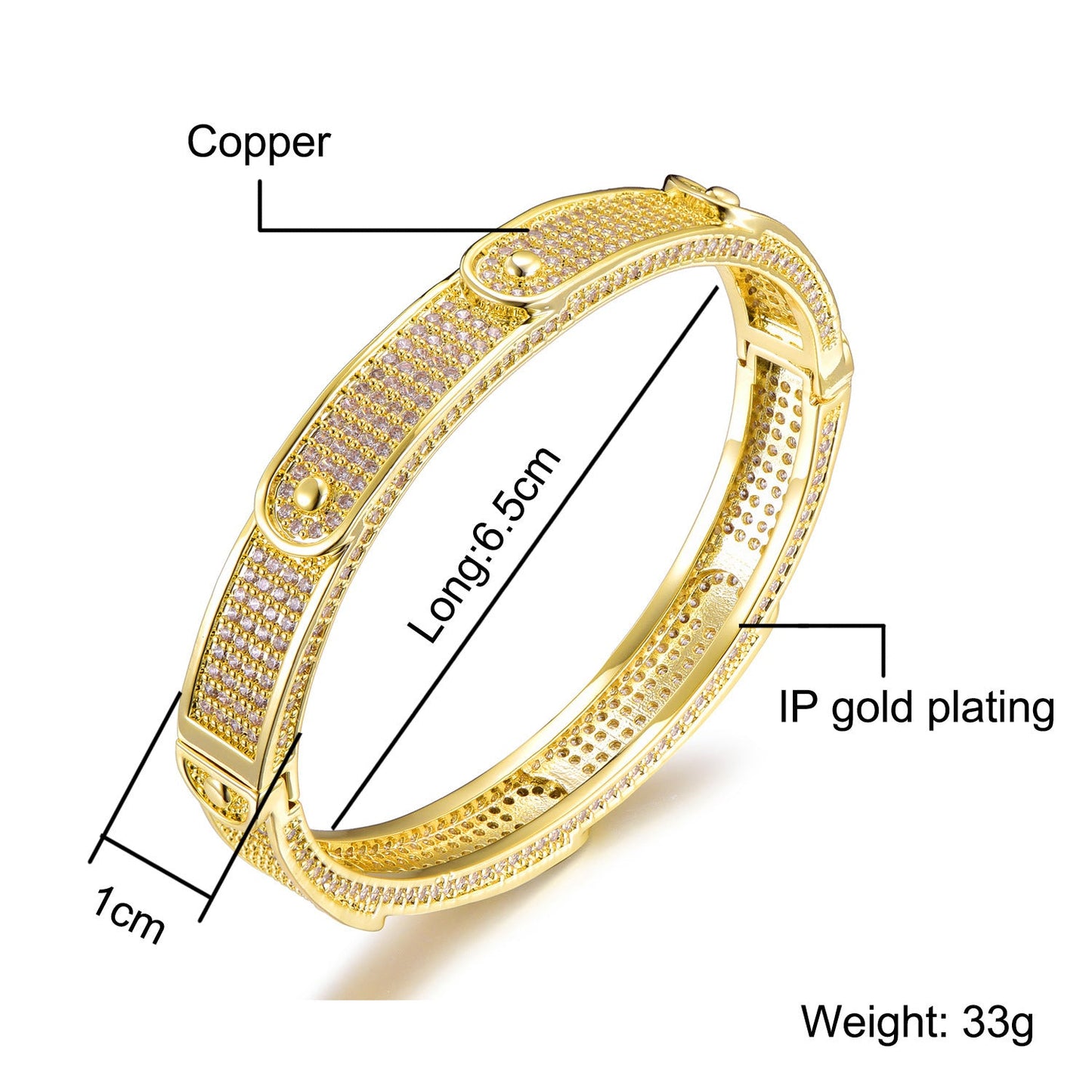 Iced Out Overlapping Bling Bracelet - DATNEWDRIP