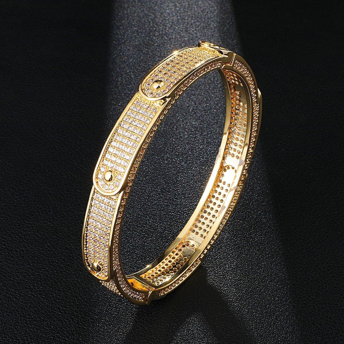 Iced Out Overlapping Bling Bracelet - DATNEWDRIP