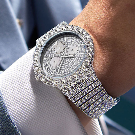 Iced Out Stretch Band Watch