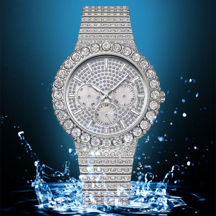 Iced Out Stretch Band Watch