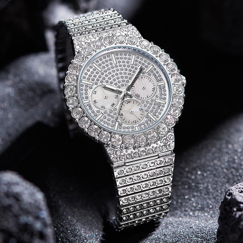 Iced Out Stretch Band Watch