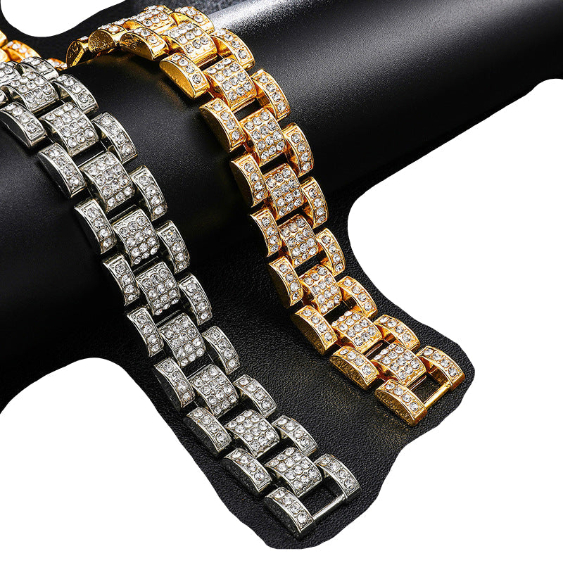 Iced Out Watch Band Link Chain - DATNEWDRIP