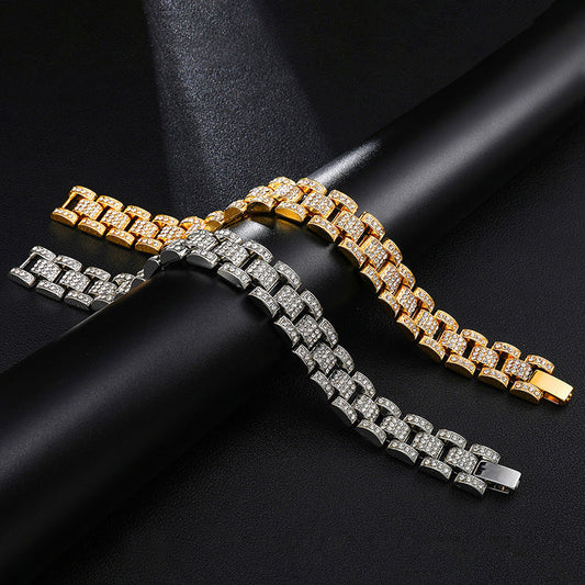 Iced Out Watch Band Link Chain - DATNEWDRIP