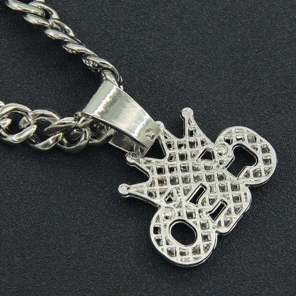 Iced Out CEO Crown Pendant