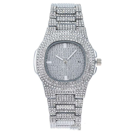 Iced Out Watch & Bracelet Box Set