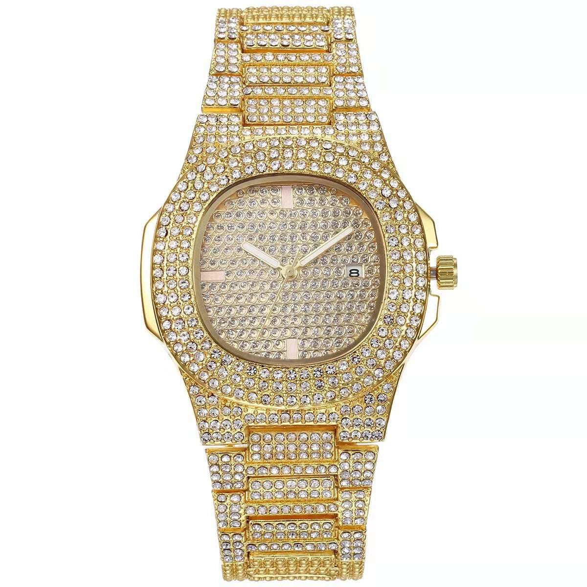 Iced Out Watch & Bracelet Box Set