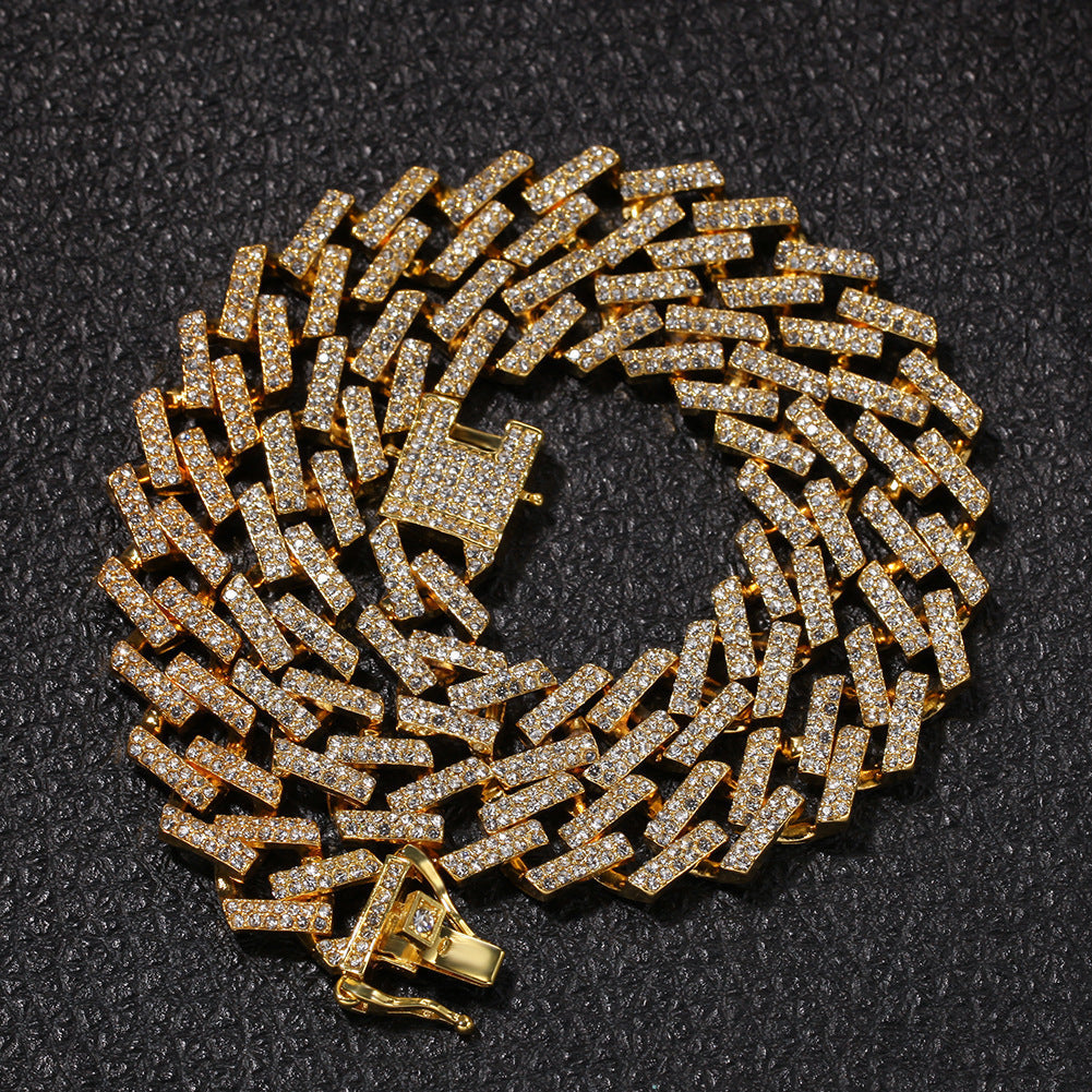 Blue Hip Hop Cuban Chain - DATNEWDRIP