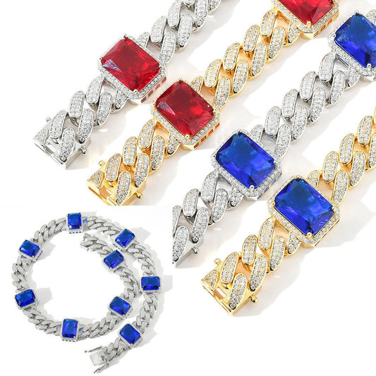 Iced Out Large Emerald Chain - DATNEWDRIP