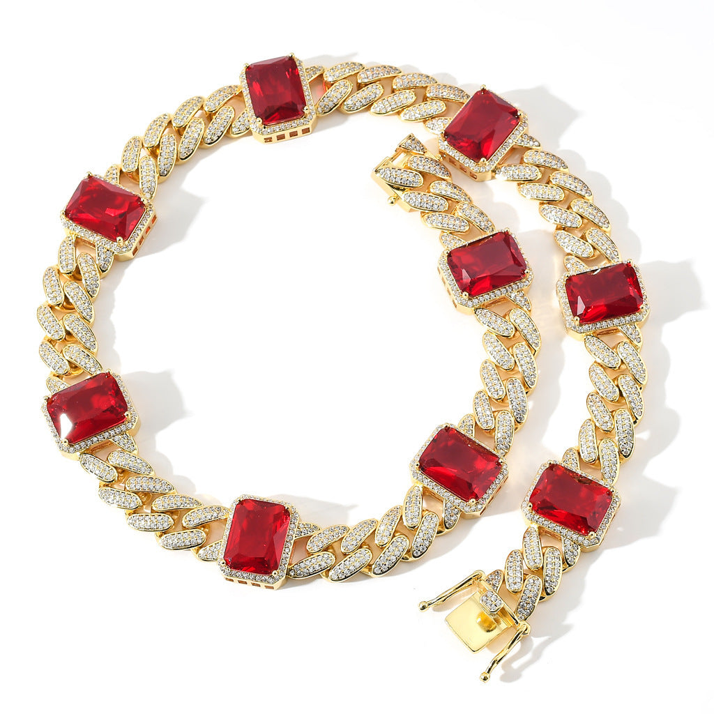 Iced Out Large Emerald Chain - DATNEWDRIP
