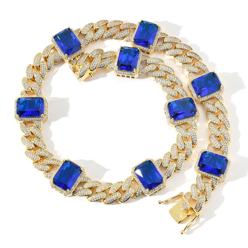 Iced Out Large Emerald Chain - DATNEWDRIP