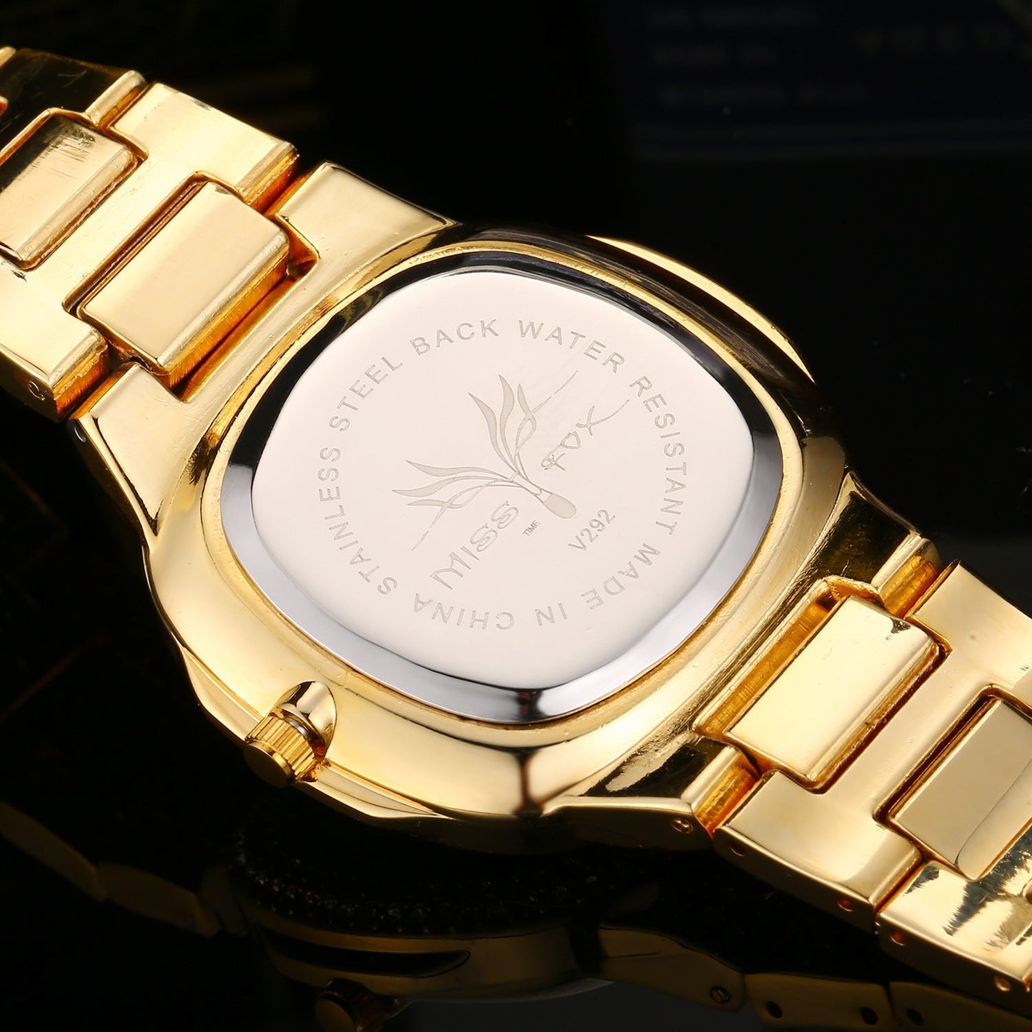 Iced Out Round Corners Luxury Watch