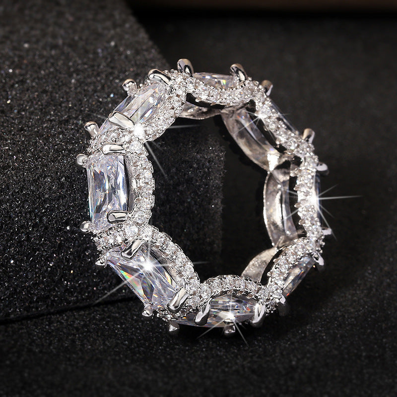Iced Out Large Gem Ring - DATNEWDRIP