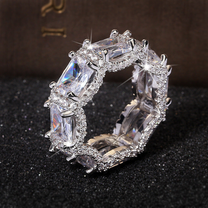Iced Out Large Gem Ring - DATNEWDRIP