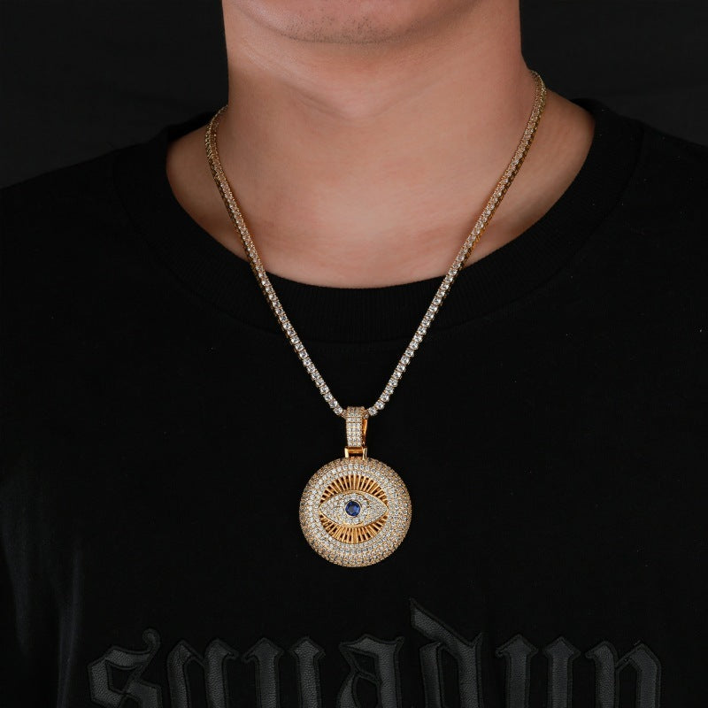 Iced Out All Seeing Eye Pendant