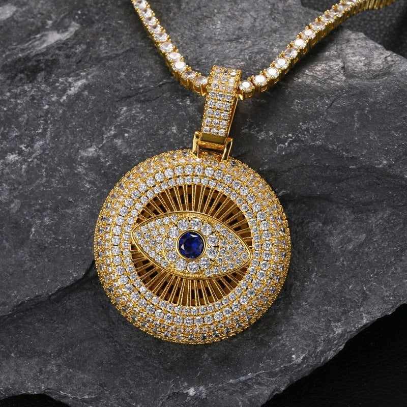 Iced Out All Seeing Eye Pendant