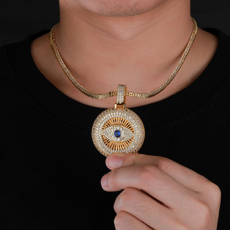 Iced Out All Seeing Eye Pendant