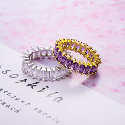 Iced Out Baguette Ring - DATNEWDRIP