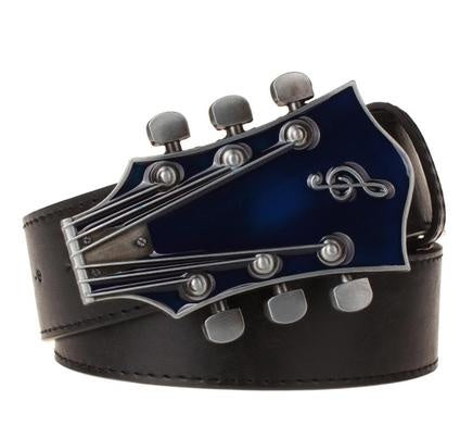 Retro Guitar Belt Buckle