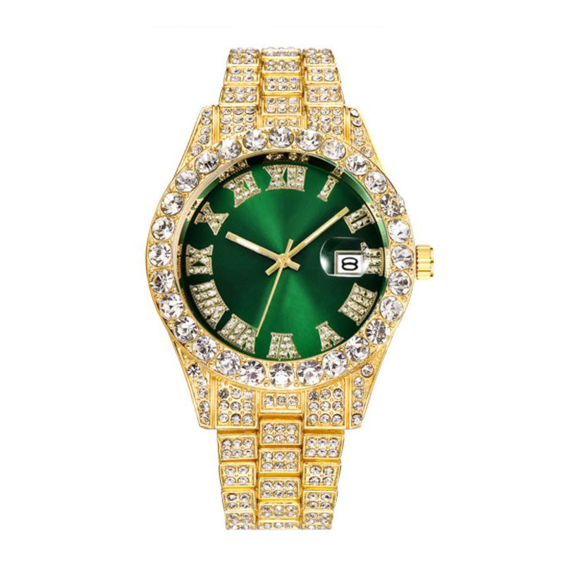 Iced Out Large Stone Watch