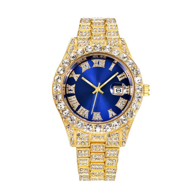 Iced Out Large Stone Watch