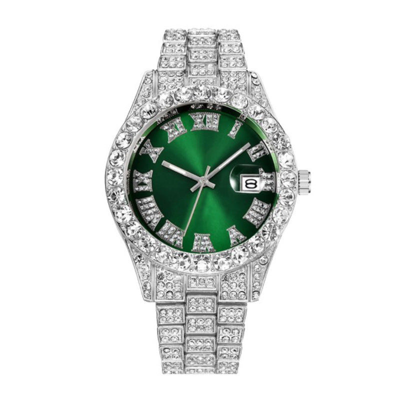 Iced Out Large Stone Watch