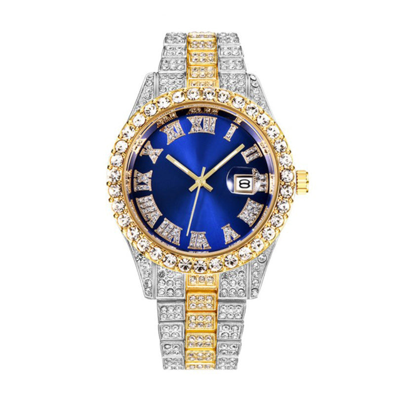 Iced Out Large Stone Watch