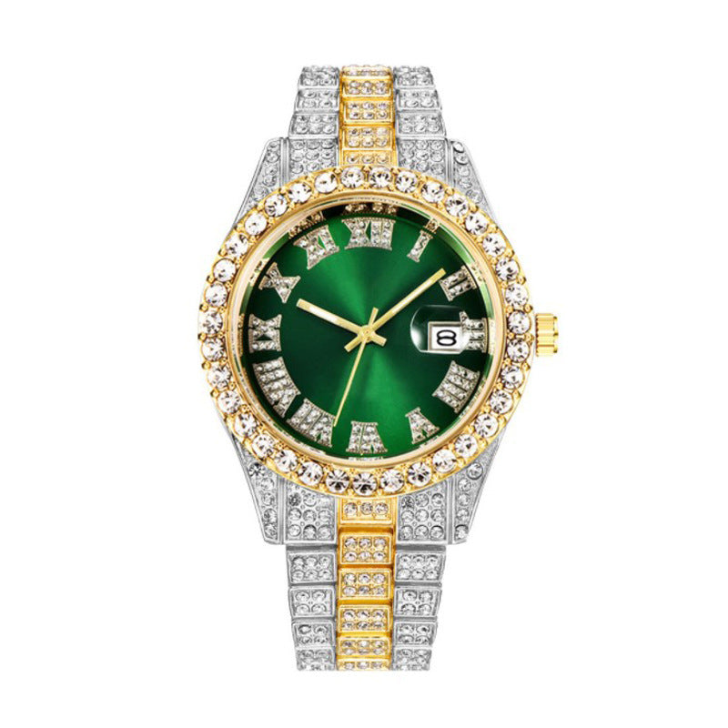 Iced Out Large Stone Watch