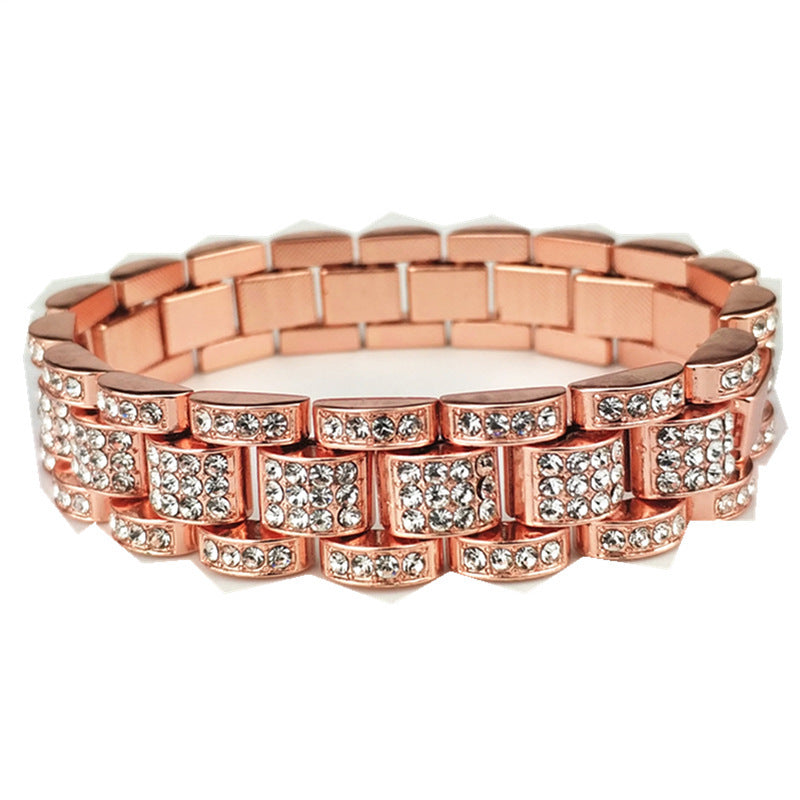 Iced Out Watch Band Style Bracelet - DATNEWDRIP