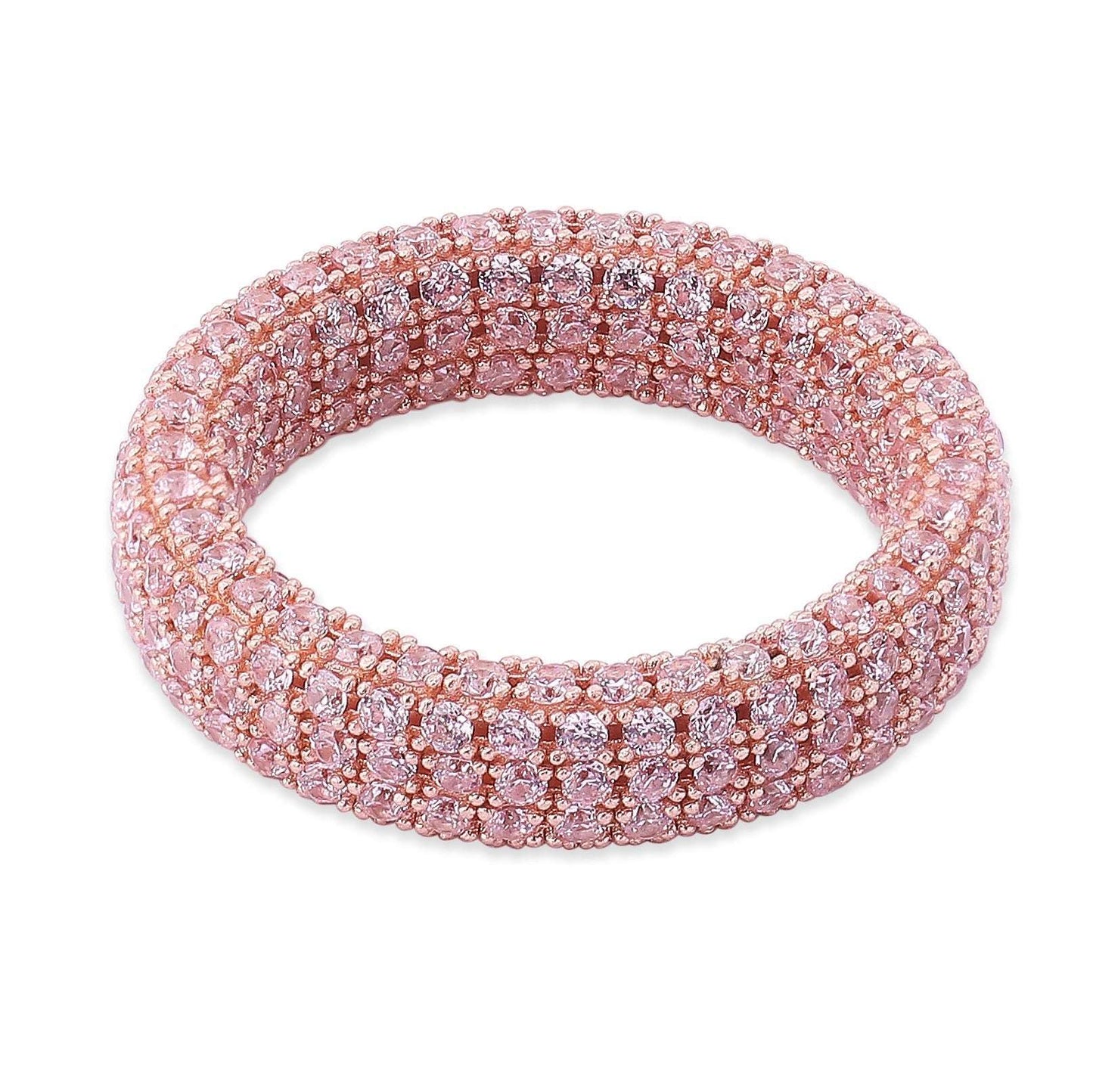 925 Silver Intricate Iced Out Ring