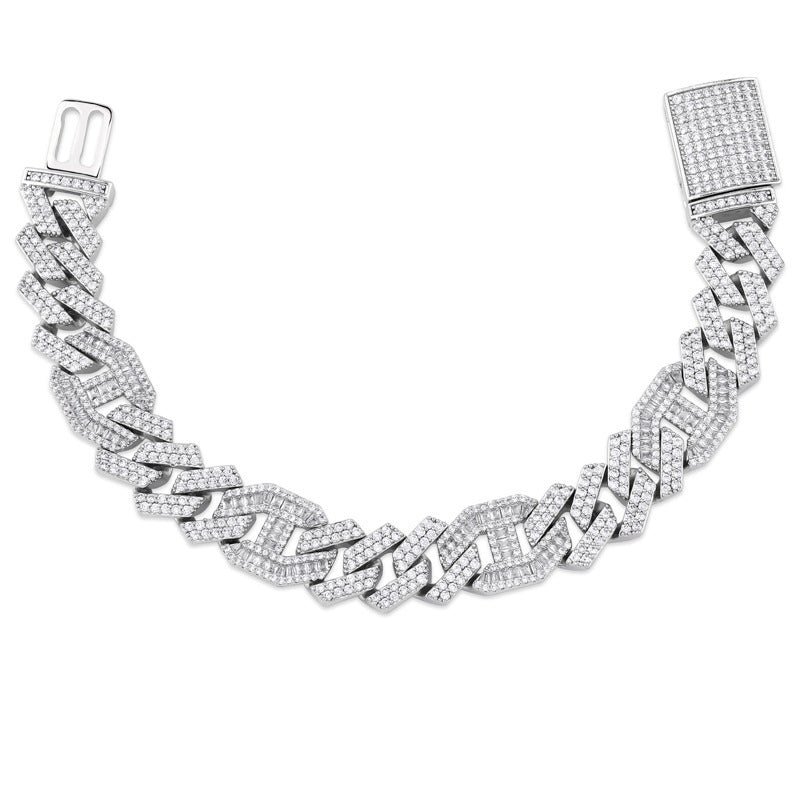 Iced Out 3 to 1 Pig Nose Bracelet - DATNEWDRIP