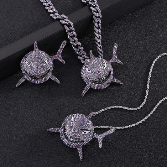 Iced Out Shark Pendant - DATNEWDRIP