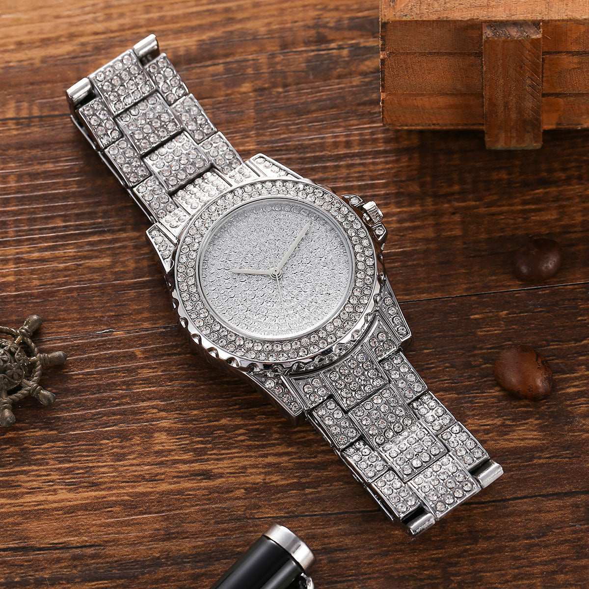 Iced Out 3 Piece Watch Box