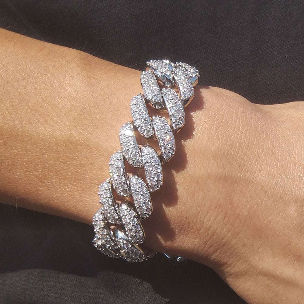 Iced Out Cuban Link Bracelet