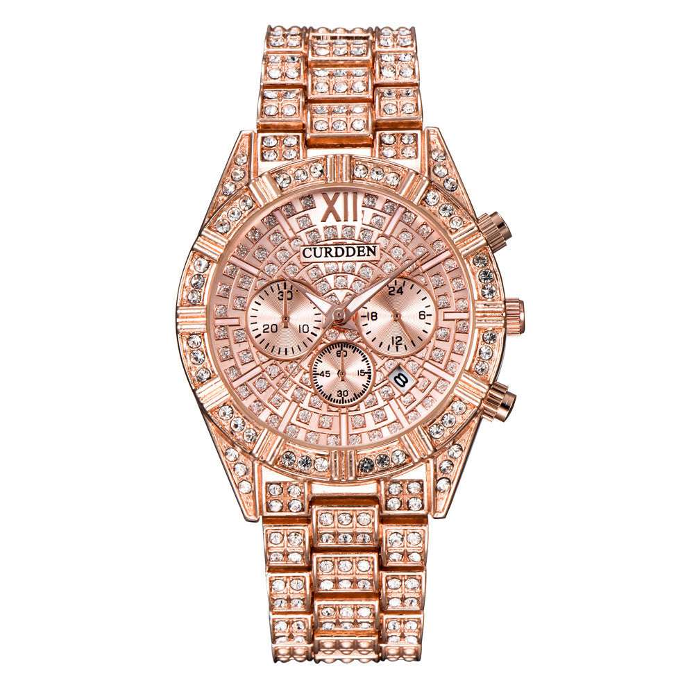 Iced Out Luxury Hip Hop Watch
