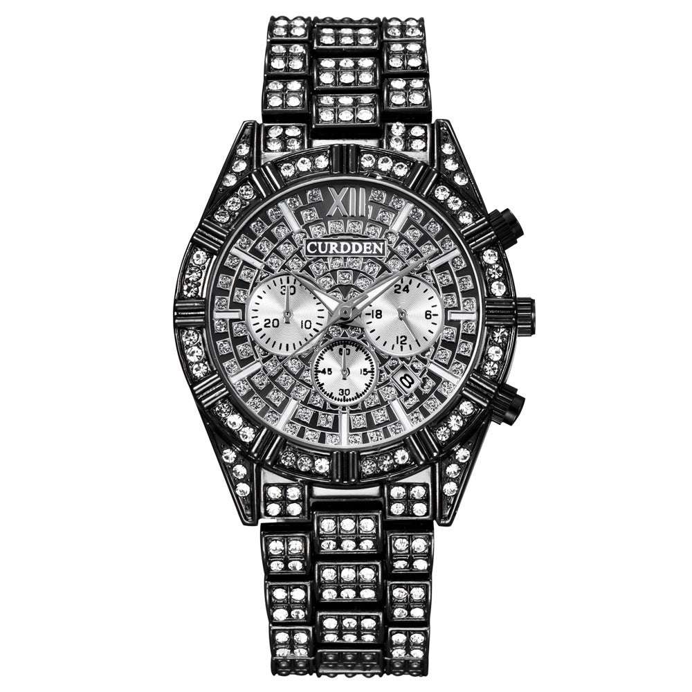 Iced Out Luxury Hip Hop Watch