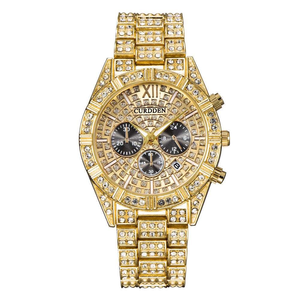 Iced Out Luxury Hip Hop Watch