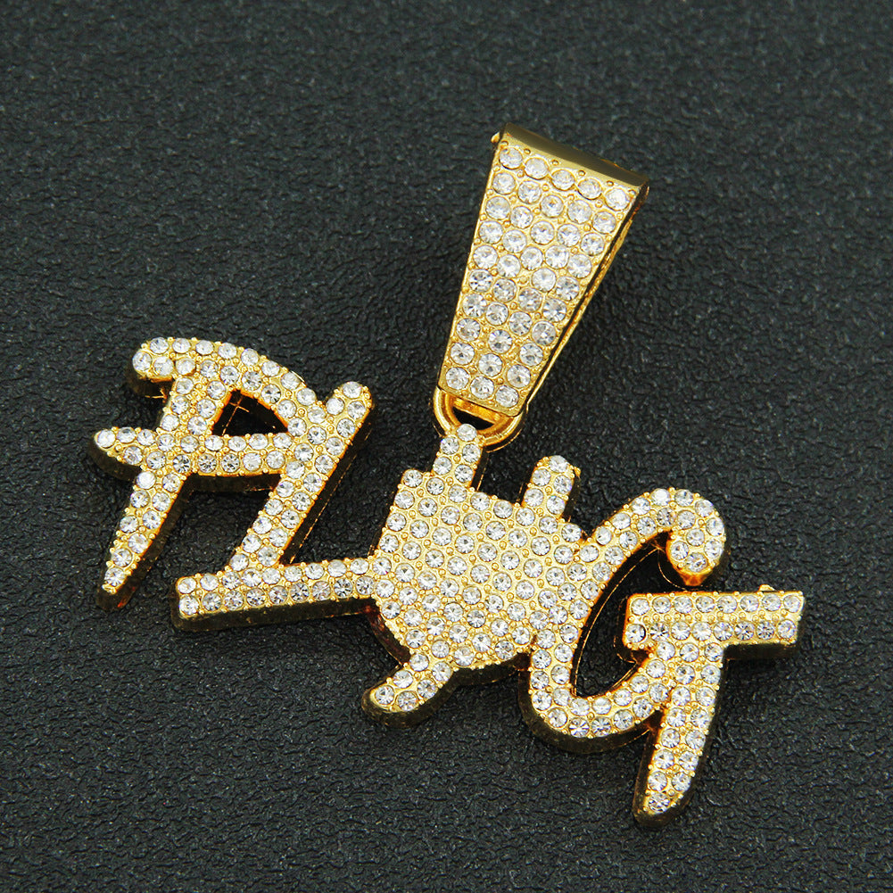 Iced Out Plug Pendant - DATNEWDRIP