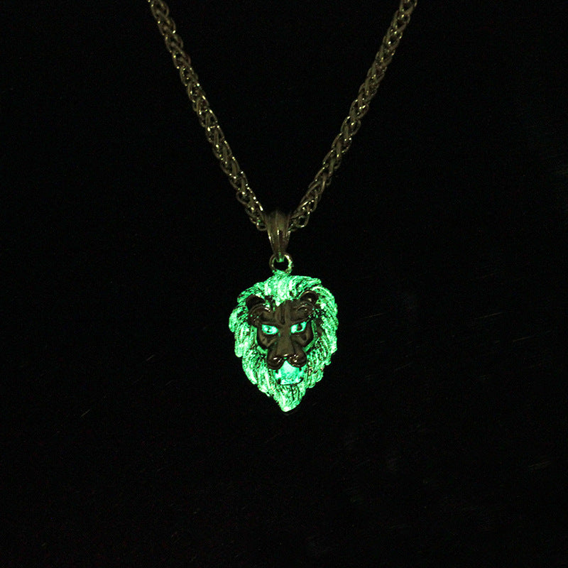 Luminous Lion Head Pendant - DATNEWDRIP