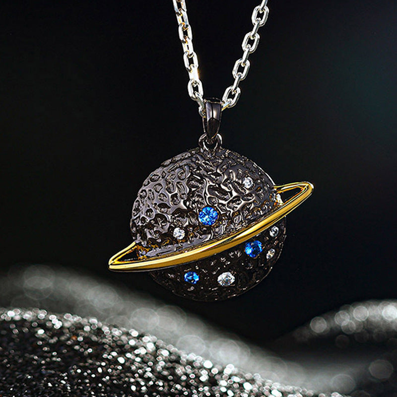 Iced Out Planet Pendant - DATNEWDRIP