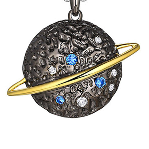 Iced Out Planet Pendant - DATNEWDRIP