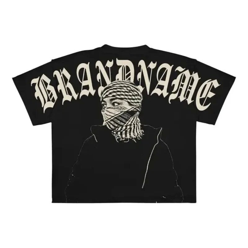 Y2g Harajuku T-shirt Men Hip Hop Gothic Graphic T-shirt - DATNEWDRIP